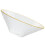 Flatware Salad Bowl Glass Bowls Reusable Serving Mixing Stripe 3
