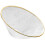 Flatware Salad Bowl Glass Bowls Reusable Serving Mixing Stripe 9