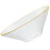 Flatware Salad Bowl Glass Bowls Reusable Serving Mixing Stripe 5