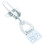 Barn Door Latch Beehive Connector Silver 1 Set 8