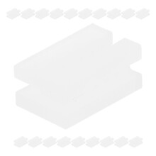 Raindrops 20 Pcs Radiator Protective Cover 1.30x0.70x0.50cm White