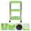 Worgeous  Planting Tray Set Sprouting Germination Sturdy Space-Saving 5