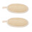 2Pcs Reusable Beige Loofah Back Scrubber Cotton Bath Cleaning Tool 9