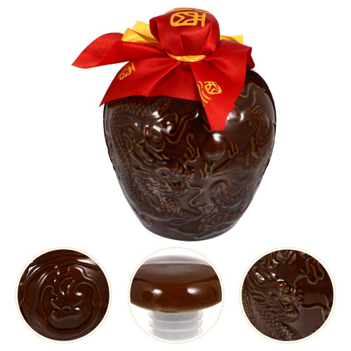 1set Wine Jar Ceramics Tea Set Household 2