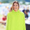Ademend Lichtgroen Uv Shirt Voor Dames Polyester 6