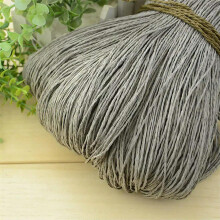 600m 500g Summer Raffia Yarn Natural Straw Thread for DIY Knitting Hats Handbags Baskets Rattan Craft Material