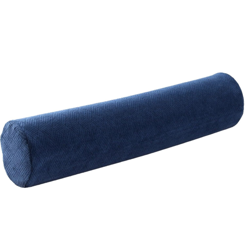 Neck and Knee Roll Pillow - Orthopaedic Neck Support Roll for Side Sleepers, 8x60cm Removable Cover, Bolster Cushion