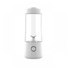 (White 1) Mini Juicer Blender Portable USB Rechargeable Home Food Processor Smoothie Maker Mixer Juicer Machine Food Processor Cup Blender