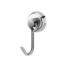 (1pcs, Silver) 4/8/10Pcs Heavy Duty Magnetic Hooks Strong Neodymium Magnet Hook Black Silver Swivel Hook Kitchen Refrigerator Hanging Tools