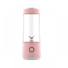 (Pink 1) Mini Juicer Blender Portable USB Rechargeable Home Food Processor Smoothie Maker Mixer Juicer Machine Food Processor Cup Blender