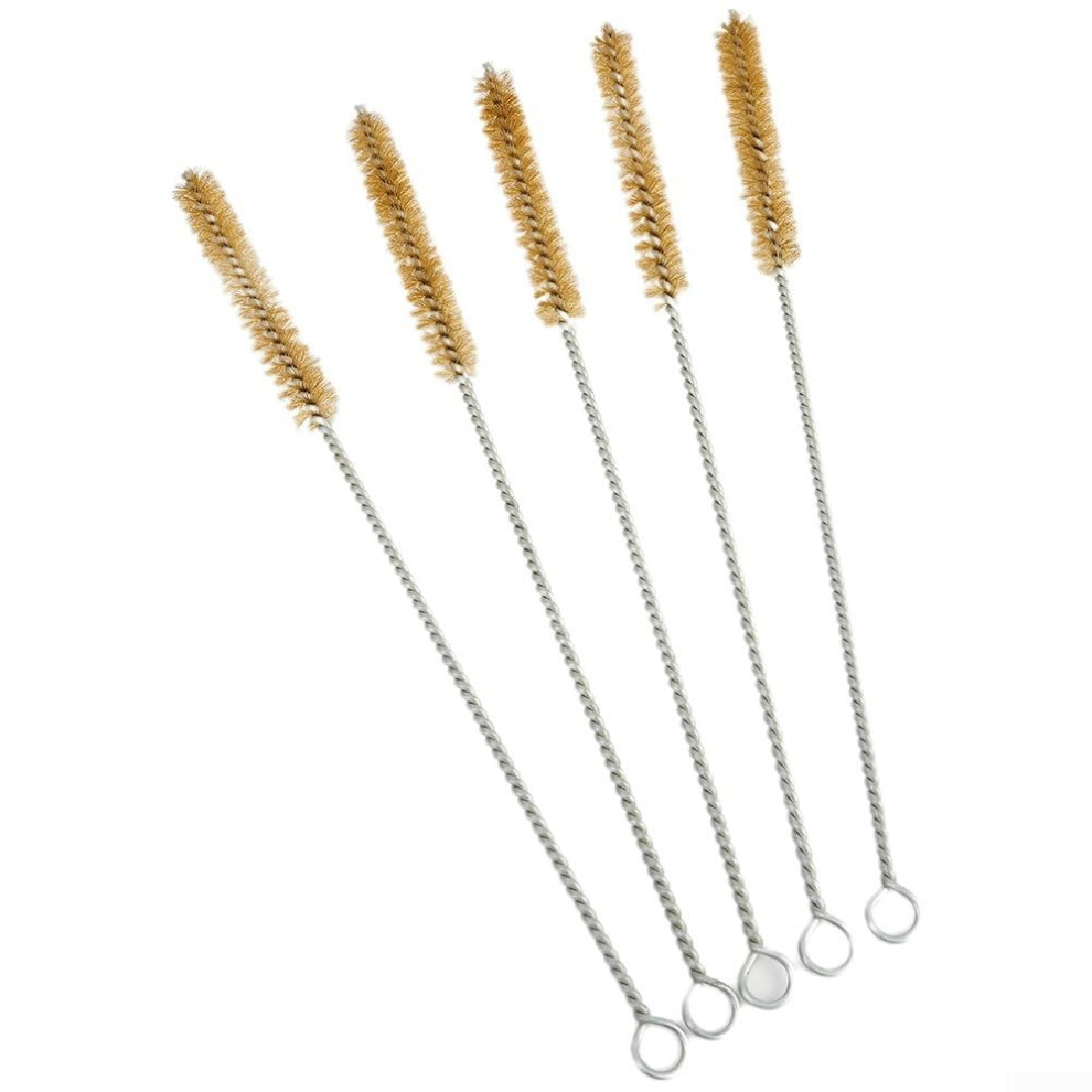 5-Piece Stainless Steel Pipe Brush Set For 30Mm Pipes - Durable Cleaning Brushes For Drain And Hvac Maintenance 6038364475022