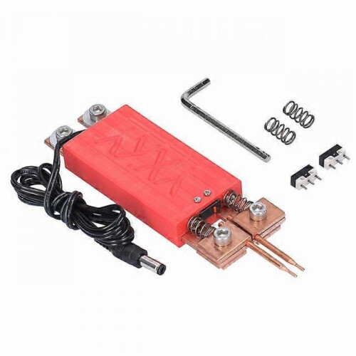 (Red) DIY Spot Welding Machine for 18650 Battery Handheld Spot Welding Pen Automatic trigger Weld Machine Accessory tools spot welder