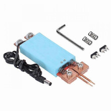 (Light Blue) DIY Spot Welding Machine for 18650 Battery Handheld Spot Welding Pen Automatic trigger Weld Machine Accessory tools spot welder