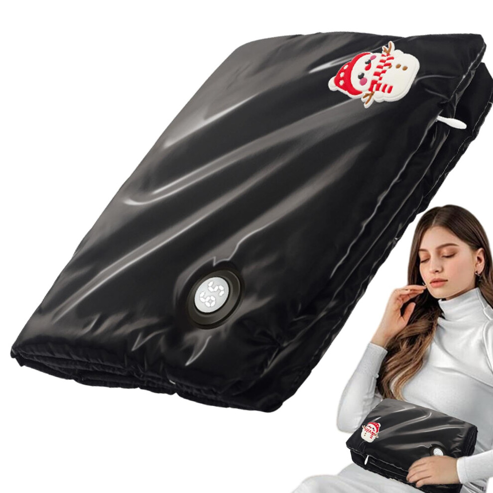 Black Electric Handwã¤Rmertasche - Graphene Heated Hand Warmer Muff For Winter Camping - Portable Fast Heating A