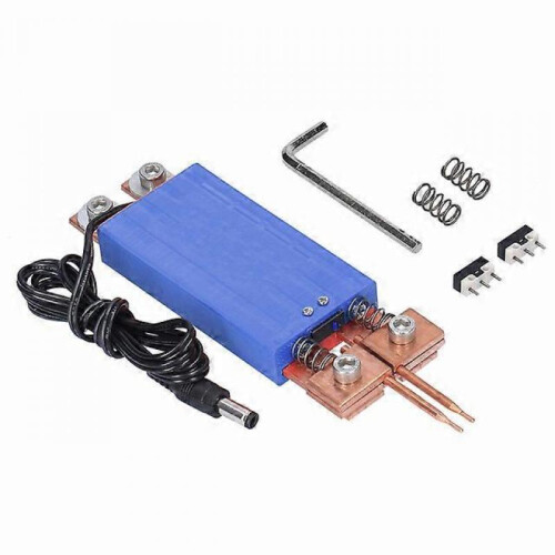 (Blue) DIY Spot Welding Machine for 18650 Battery Handheld Spot Welding Pen Automatic trigger Weld Machine Accessory tools spot welder
