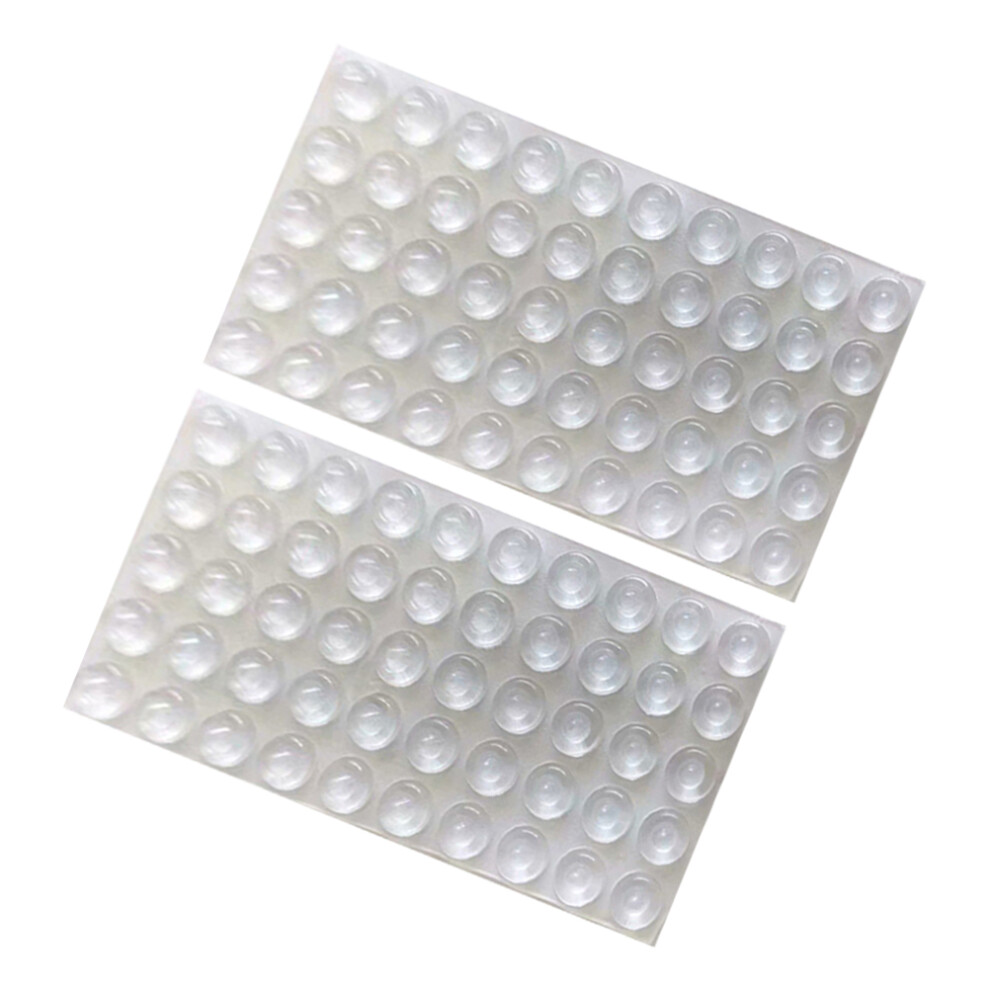 100 Pcs Anti-Collision Rubber Particle Door Bumpers Self Adhesive 3062267840963