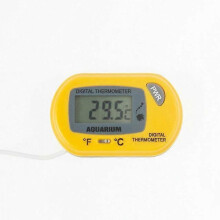 (Yellow) -50 + 70 Digital Aquarium Fish Tank Thermometer With Suction Cup Temperature Sensor Meter Tester Thermometer Measurement