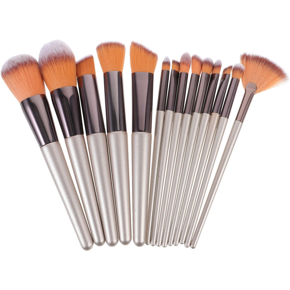Iplusmile Golden 14Pcs Cosmetics Brush Makeup Brush