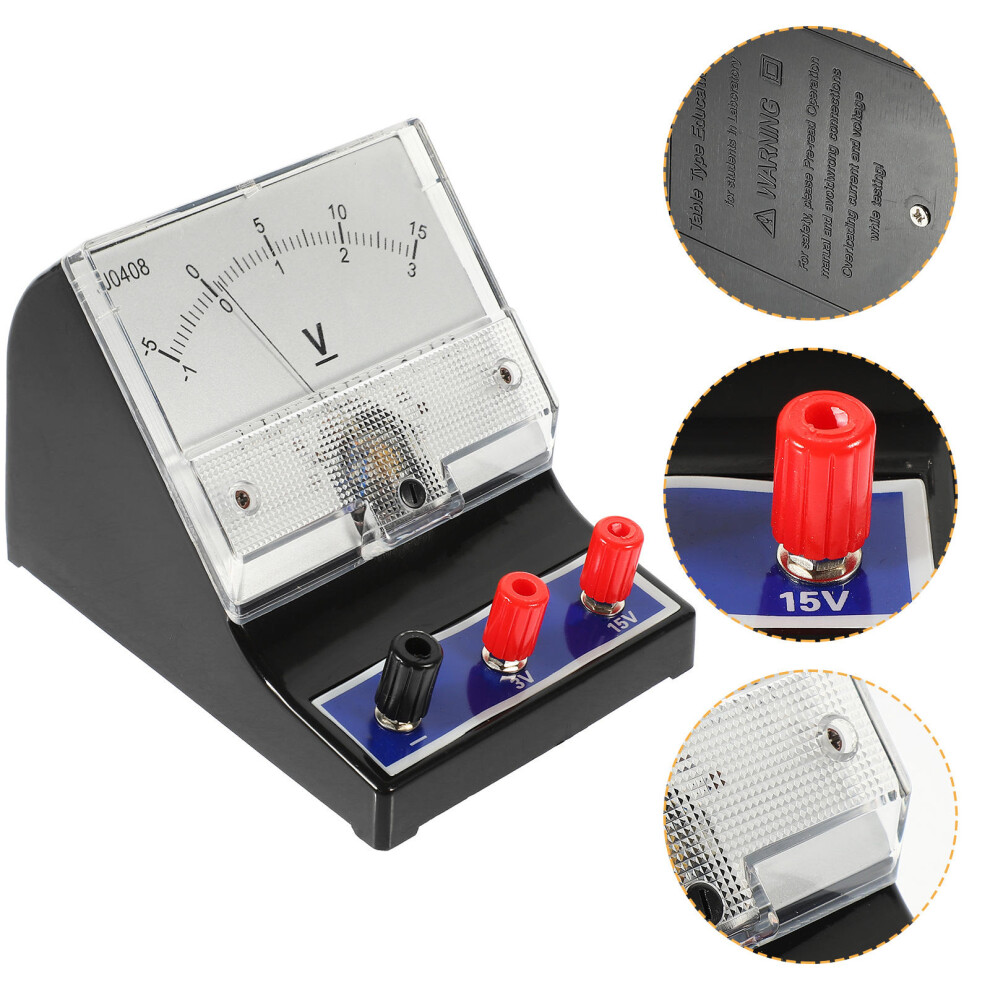 1Pc Electricity Experiment Equipment Voltmeter Sturdy Assorted Colors 3062623036603