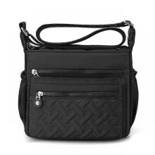 (Black) Diaper Bag Mummy Shoudler Bags For Baby Stuff Small Baby Nappy Changing Packages For Moms Travel Women Bag Stroller Organizer