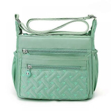 (green) Diaper Bag Mummy Shoudler Bags For Baby Stuff Small Baby Nappy Changing Packages For Moms Travel Women Bag Stroller Organizer