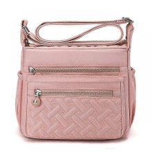 (pink) Diaper Bag Mummy Shoudler Bags For Baby Stuff Small Baby Nappy Changing Packages For Moms Travel Women Bag Stroller Organizer