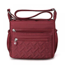 (red) Diaper Bag Mummy Shoudler Bags For Baby Stuff Small Baby Nappy Changing Packages For Moms Travel Women Bag Stroller Organizer