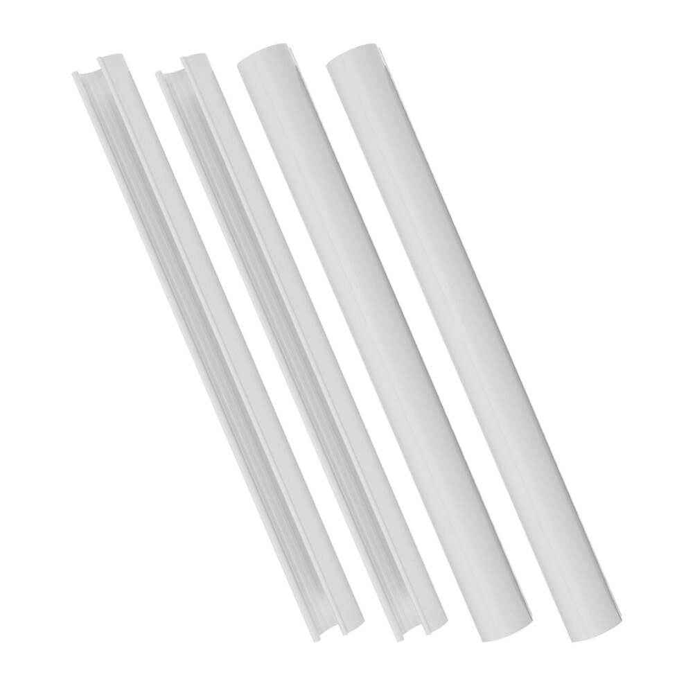 Cover Radiator Pipe Sleeve White Plastic 4set For Indoor Use