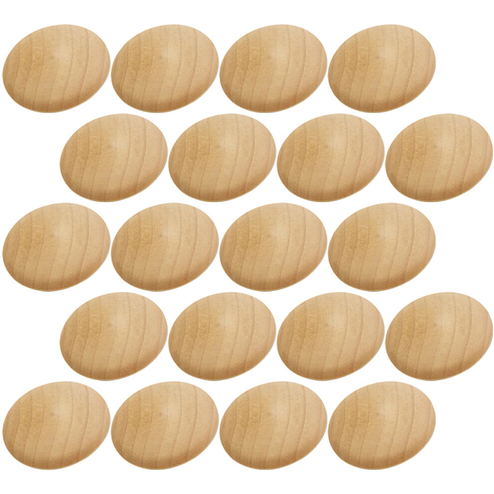 100Pcs Reusable Wooden Hole Caps Khaki Furniture Drill Hole Covers 3062623051750