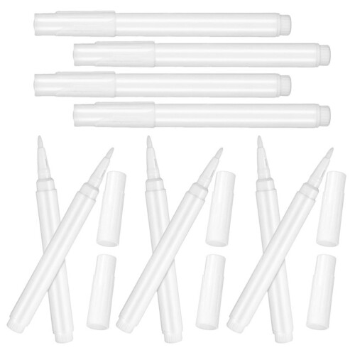 10pcs Liquid Chalk White Portable Plastic Light Board Pen 2