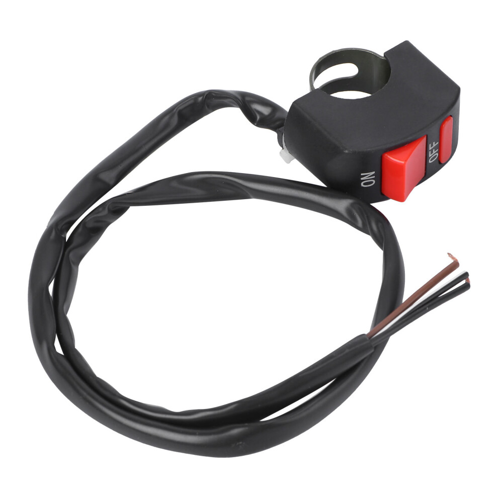 Motorcycle Handlebar Kill Switch On Off Button Durable Black 3062623055369