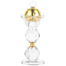 3Pièces Brûleur D'encens Transparent En Cristal Pour Décoration Zen