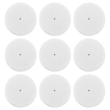200Pcs White Plastic Earring Pads Anti Drop Stoppers Ear Accessories