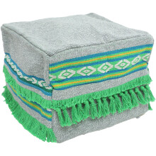 Footstool Mat Low Stool Indoor Cotton Linen