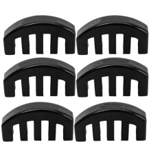 6 Pcs Plays Cello Violin Mute 5.10x2.50x1.10cm Black