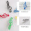 10 Pcs Accessories Practical Note Clip Office Student 7
