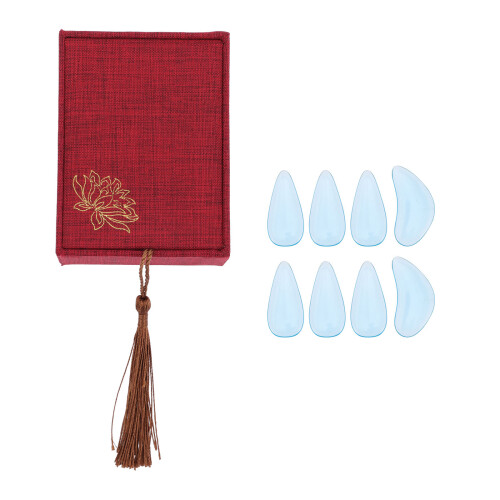 1Set Professionele Blauwe Guzheng Picks Nylon Accessoires
