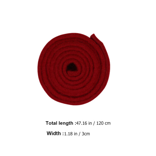 2pcs Guzheng Weak Belt Strip Accessories Wool Blend 1