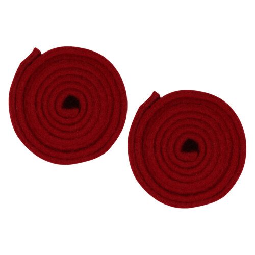 2pcs Guzheng Weak Belt Strip Accessories Wool Blend 2