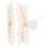 1Ensemble Jarretières De Jambe En Satin Et Beige Pour 3