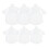 1Ensemble Poncho Jetable Transparent Adulte Élastique 1