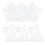1Ensemble Poncho Jetable Transparent Adulte Élastique 7