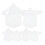 1Ensemble Poncho Jetable Transparent Adulte Élastique 3