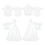 1Ensemble Poncho Jetable Transparent Adulte Élastique 10