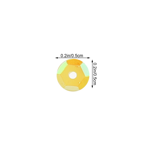 1 Box Decorative Scale Sequins Plastic Accessories Round 1