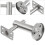 Handrail Wall Mount Bracket For 1pcs Classic Design 2