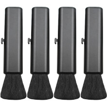 4Pcs Keyboard Cleaning Brush with Durable Wool for Electronics Black