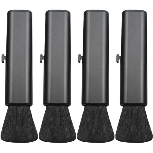 4Pcs Keyboard Cleaning Brush with Durable Wool for Electronics Black