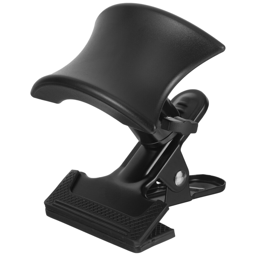 Clamp On Under Desk Headphone Mount Headset Holder 1Set Black 3062623047777