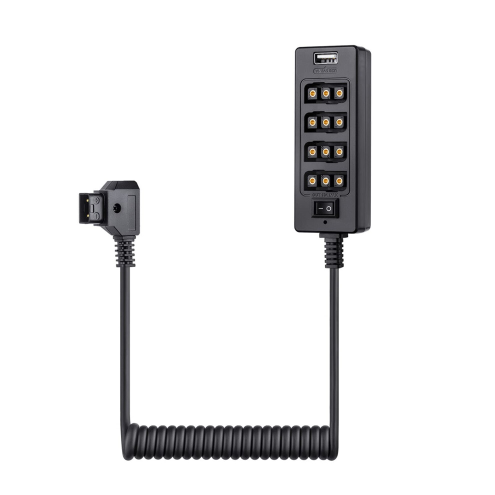 D-Tap B Female To Male 5 Port Splitter Power Cord With Usb For Electronics Accessories, Compatible With Various Devices 6038364475756